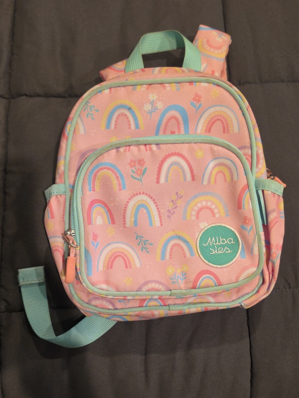 Pink Rainbow Toddler Backpack